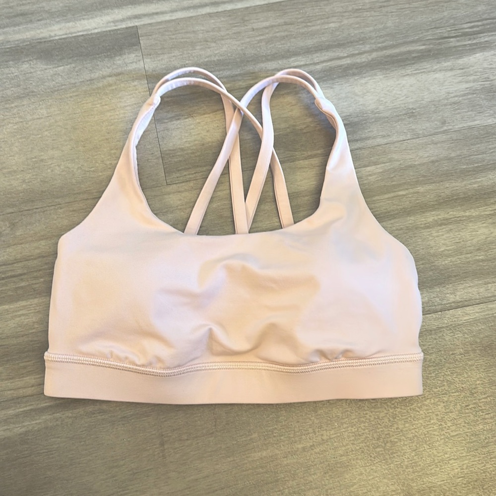 Lululemon Energy Bra Light Pink, NWOT